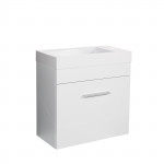Mini cabinet - wall hung matte white vanity 500*250mm Q5025MW