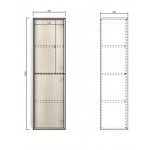 BYRON TALL BOY 1200X350X300