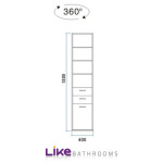 Revolving tallboy with mirror for sale 1830*400*400mm