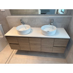 SW1500 Wood Grain Wall Hung Vanity