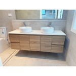 SW1500 Wood Grain Wall Hung Vanity