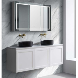 shaker door wall hung vanity 1200mm SN1200-WH