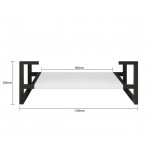 BOSTON MATTE WHITE VANITY 1200X460X550