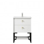 BOSTON MATTE WHITE VANITY 600X460X550