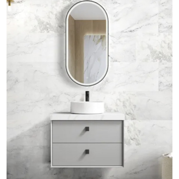 BOSTON MATTE LIGHT GREY VANITY 750X460X550