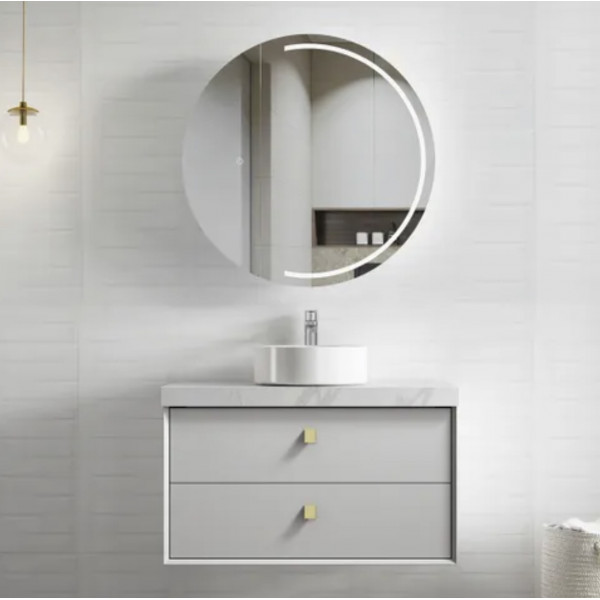 BOSTON MATTE LIGHT GREY VANITY 900X460X550