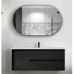 BYRON BLACK OAK VANITY 1200X460X550