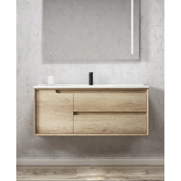 BYRON NATURAL OAK VANITY 1200X460X550