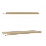 BYRON NATURAL OAK VANITY 1200X460X550