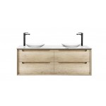 BYRON NATURAL OAK VANITY 1500X460X550