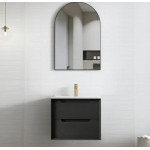 BYRON BLACK OAK VANITY 600X460X550