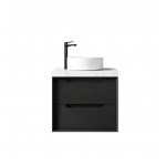 BYRON BLACK OAK VANITY 600X460X550