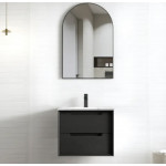 BYRON BLACK OAK VANITY 600X460X550