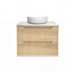 BYRON NATURAL OAK VANITY 600X460X550