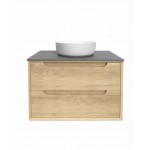 BYRON NATURAL OAK VANITY 750X460X550