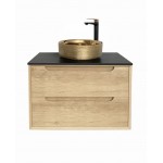 BYRON NATURAL OAK VANITY 750X460X550