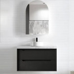 BYRON BLACK OAK VANITY 900X460X550