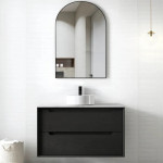 BYRON BLACK OAK VANITY 900X460X550