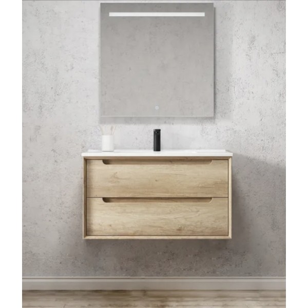 BYRON NATURAL OAK VANITY 900X460X550