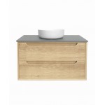 BYRON NATURAL OAK VANITY 900X460X550