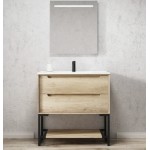 BYRON NATURAL OAK VANITY 900X460X550