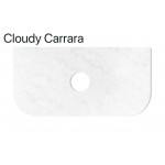 Bondi Matte White 1200*460 Curve vanity - wall mounted cabinet