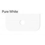 Bondi Matte White 1200*460 Curve vanity - wall mounted cabinet