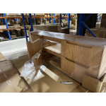 Byron Fluted 1800mm Woodland Oak Wall Hung Vanity BYW1800L