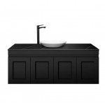 HAMPTON MATTE BLACK VANITY 1200mm
