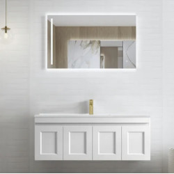 HAMPTON MATTE WHITE VANITY 1200mm