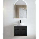 HAMPTON MATT BLACK VANITY 600X455X445mm