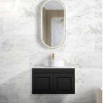HAMPTON MATT BLACK VANITY 750mm