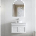 HAMPTON MATTE WHITE VANITY 750mm