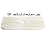 Havana 750mm Woodland Oak Fluted Wall Hung Fluted Curve Vanity HAW750L