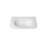 Havana 750mm Woodland Oak Fluted Wall Hung Fluted Curve Vanity HAW750L