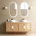 Laguna 1500mm Natural Oak Wall Hung Vanity