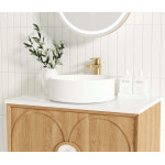 Laguna 750mm Natural American Oak Wall Hung Vanity