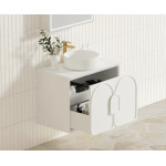 Laguna Matte White Wall Hung Vanity 750*460