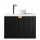 MARLO MATTE BLACK VANITY 750X460X550