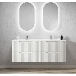 NOOSA MATTE WHITE VANITY 1500X460X550