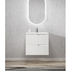 NOOSA MATTE WHITE VANITY 600X460X550