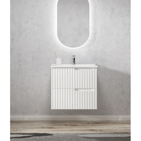 NOOSA MATTE WHITE VANITY 600X460X550