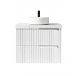 NOOSA MATTE WHITE VANITY 600X460X550