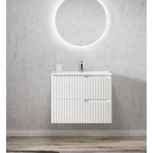 NOOSA MATTE WHITE VANITY 750X460X550 
