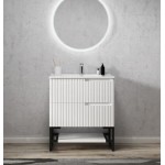 NOOSA MATTE WHITE VANITY 750X460X550 