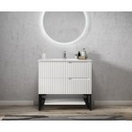 NOOSA MATTE WHITE VANITY 900X460X550