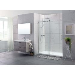 CVP031 Frameless Sliding Door wall to wall shower screen