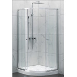 NC046 Semi-frame Curved Sliding Shower Screen