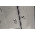 NC046 Semi-frame Curved Sliding Shower Screen