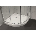 NC046 Semi-frame Curved Sliding Shower Screen